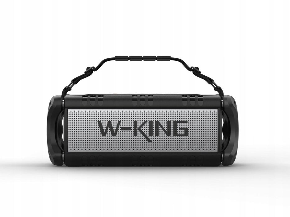 W-KING D8 wireless Bluetooth speaker – black and silver