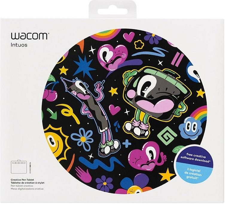 Wacom Intuos M Graphics Tablet, (CTL-6100K-B), Black