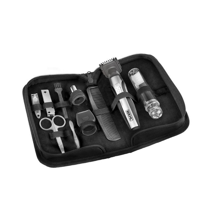 Wahl Travel Kit Deluxe Black, Stainless steel