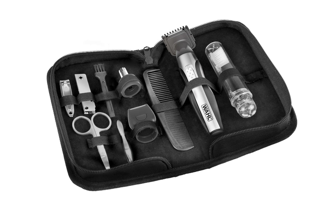 Wahl Travel Kit Deluxe Black, Stainless steel