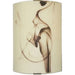 WALL APPLIQUE SMOKE SQUARE 20X29 ECRUE/BROWN LIGHTSTYLE SMOKE - Аплици<<<Вътрешно осветление<<<Мебели и