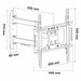 Wall Bracket Nox-Xtreme NXLITEWALLFLEX 55’’ - Електроника Периферни и резервни части<<<Компютри|