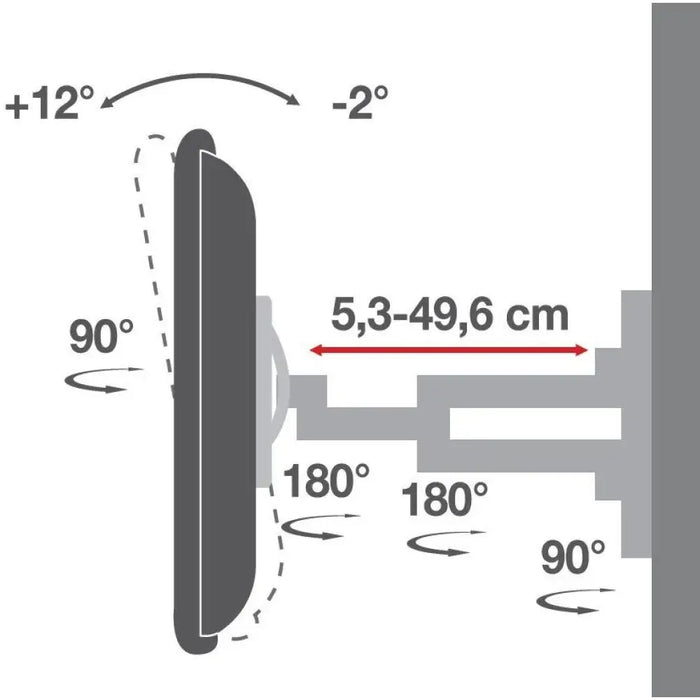 Wall Bracket Techly 308886 80’’ 50 kg - Brackets for TVs / monitorsTVA-UCH<<<TV