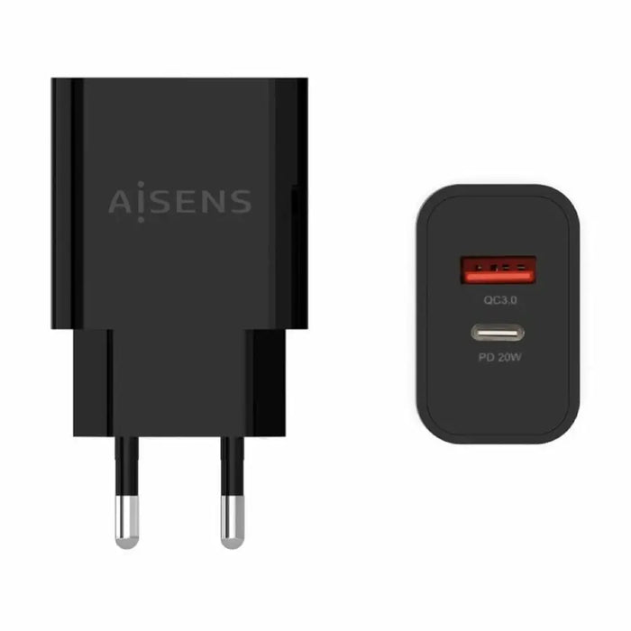 Wall Charger Aisens A110-0682 20 W Black (1 Unit) - Електроника Телефони и таблети<<<Компютри|