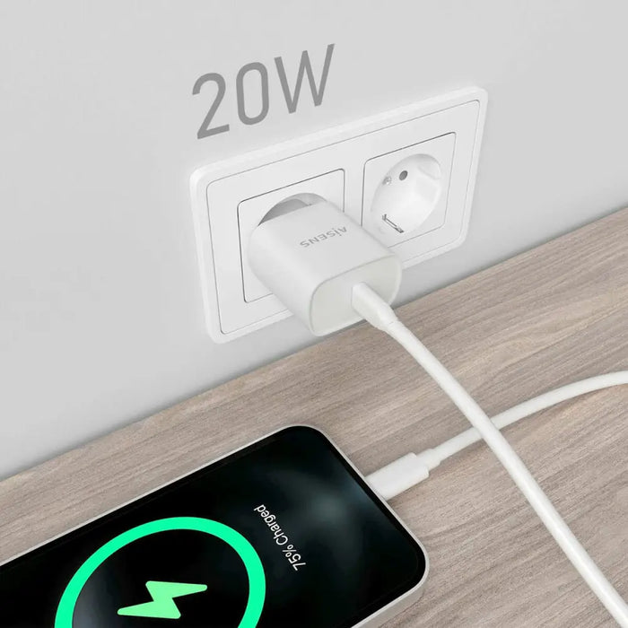 Wall Charger Aisens A110-0752 White 20 W (1 Unit) - Електроника Телефони и таблети<<<Компютри|