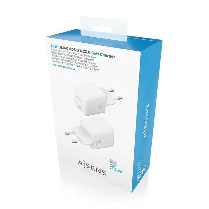 Wall Charger Aisens ASCH-35W1P016-W White 35 W (1 Unit) - Електроника Телефони и таблети<<<Компютри|