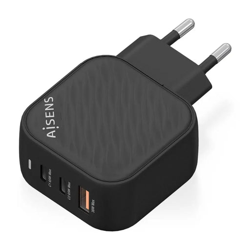 Wall Charger Aisens ASCH-65W3P027-BK Black 65 W (1 Unit) - Електроника Телефони и таблети<<<Компютри|