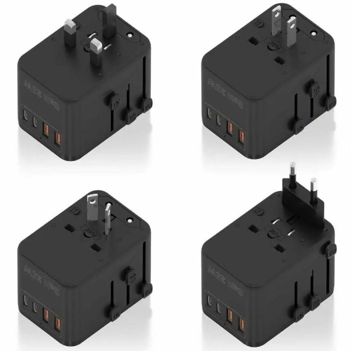 Wall Charger Aisens ASPS-2A2C08-BK 25 W Black - Електроника Телефони и таблети<<<Компютри| Електроника<<<BigBuy&&&USB