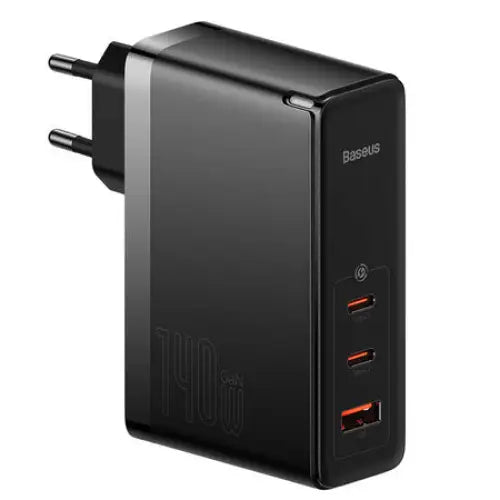 Wall charger Baseus GaN5 Pro 2xUSB-C + USB 140W (black) - mains chargers<<<Chargers<<<GSM