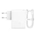 Wall charger Baseus GaN5 Pro USB-C + USB 100W + 1m cable (white) - mains chargers<<<Chargers<<<GSM