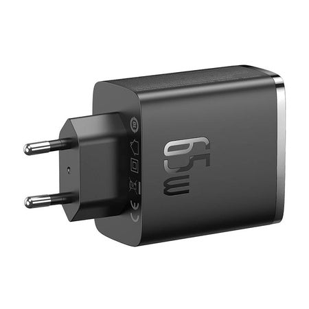 Wall charger Baseus OS-Cube Pro 2xUSB-C + USB 65W (black) - mains chargers<<<Chargers<<<GSM