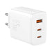 Wall charger Baseus OS-Cube Pro 2xUSB-C + USB 65W (white) - mains chargers<<<Chargers<<<GSM