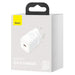 Wall charger Baseus Super Si Quick Charger 1C 25W (white) - Travel Charger<<<Accessories<<<Основна<<<DunaXML&&&mains