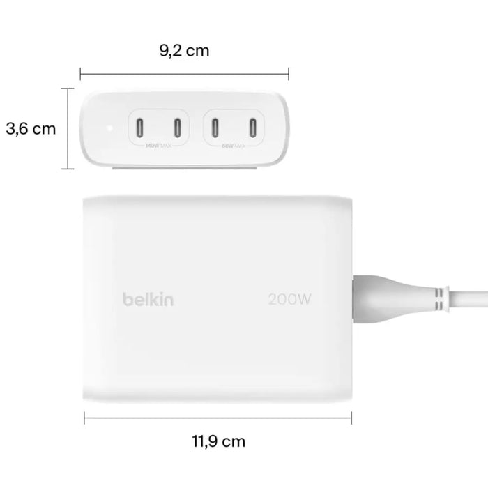 Wall Charger Belkin WCH015VFWH White (1 Unit) - ChargersLAD-SIC<<<Power supplies for phonesLAD<<<ActionPL&&&Електроника