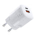 Wall Charger Choetech 33W PD5006 A + C dual port (white) - mains chargers<<<Chargers<<<GSM