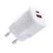 Wall Charger Choetech 33W PD5006 A + C dual port (white) - mains chargers<<<Chargers<<<GSM