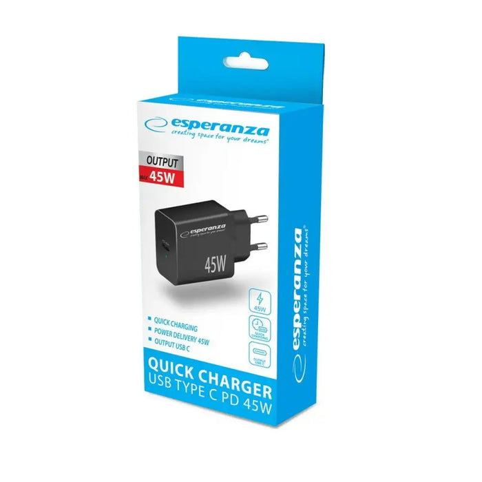 Wall Charger Esperanza EZC108K Black - USB зарядни и кабели<<<Електроника Телефони и таблети<<<Компютри|