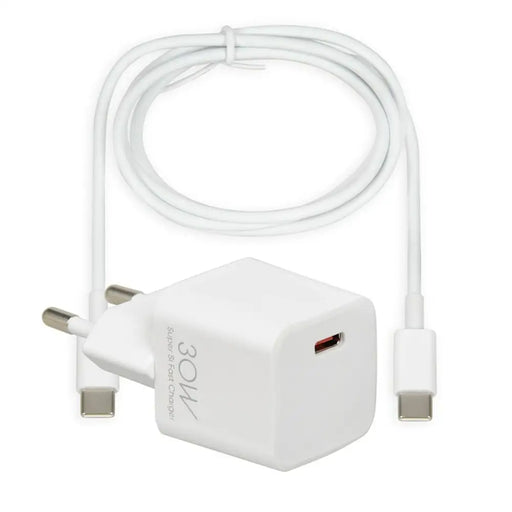 Wall Charger Ibox iBOX C-38CW White 30 W - USB зарядни и кабели<<<Електроника Телефони и таблети<<<Компютри|