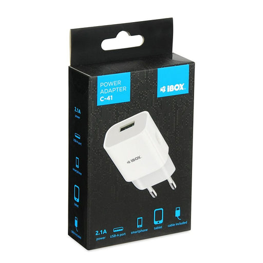 Wall Charger Ibox ILUC41W White 12 W - USB зарядни и кабели<<<Електроника Телефони и таблети<<<Компютри|