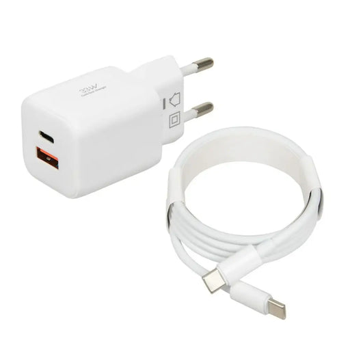 Wall Charger Ibox ILUC42W White 33 W (1 Unit) - USB зарядни и кабели<<<Електроника Телефони и таблети<<<Компютри|