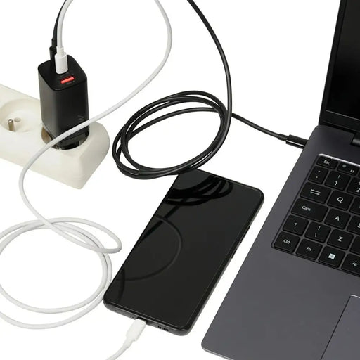 Wall Charger Ibox ILUC65B Black 65 W - USB зарядни и кабели<<<Електроника Телефони и таблети<<<Компютри|