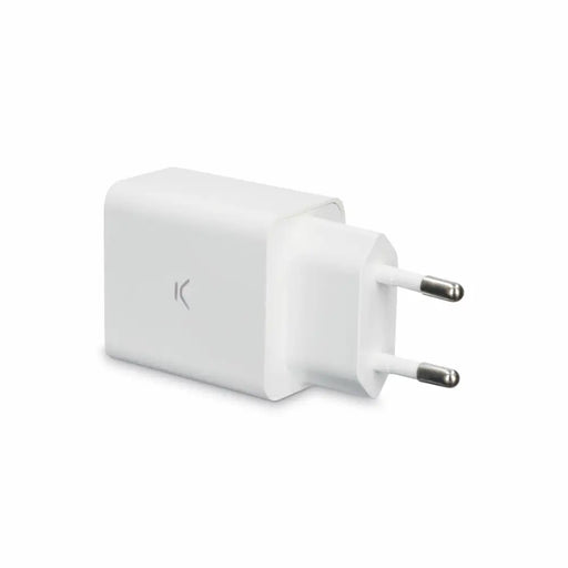 Wall Charger KSIX 2 USB 2.4A White - USB зарядни и кабели<<<Електроника Телефони и таблети<<<Компютри|