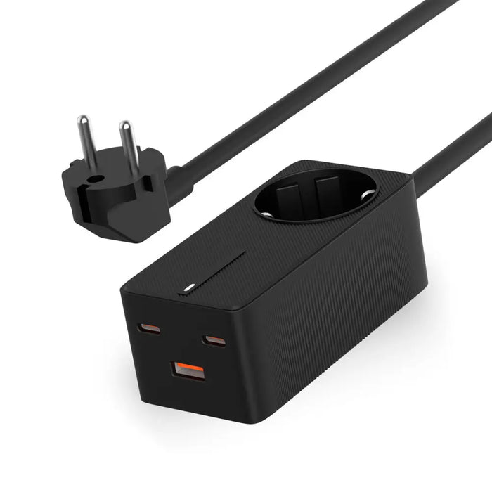 Wall Charger KSIX GaN Black 65 W - Електроника Телефони и таблети<<<Компютри| Електроника<<<BigBuy&&&USB зарядни и