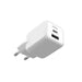 Wall Charger KSIX White 20 W - Електроника Телефони и таблети<<<Компютри| Електроника<<<BigBuy&&&USB зарядни и
