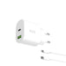 Wall Charger KSIX White 30 W - Електроника Телефони и таблети<<<Компютри| Електроника<<<BigBuy&&&USB зарядни и