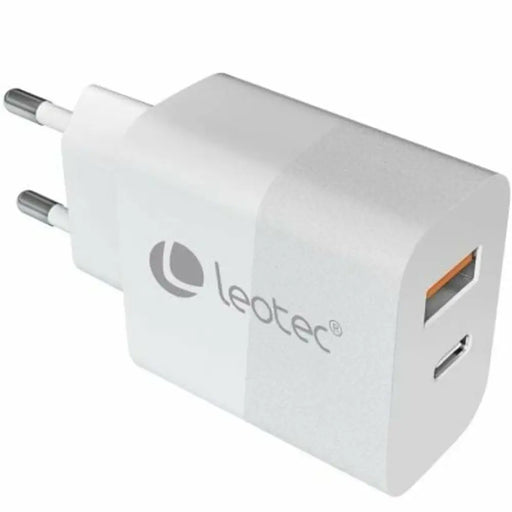 Wall Charger LEOTEC LECSPH30W2W 30 W White - Електроника Телефони и таблети<<<Компютри| Електроника<<<BigBuy&&&USB