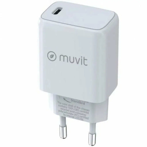 Wall Charger Muvit MCACC0012 20 W White Black - Електроника Телефони и таблети<<<Компютри| Електроника<<<BigBuy&&&USB