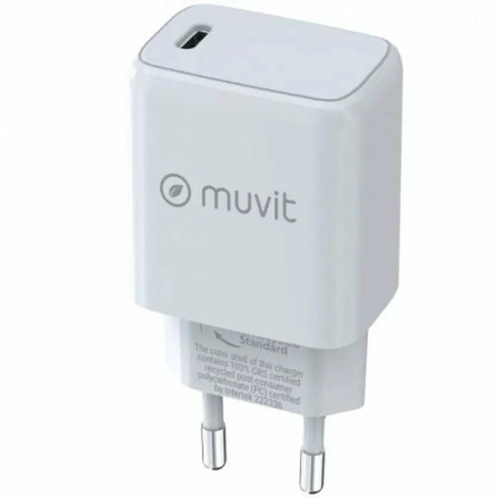 Wall Charger Muvit MCACC0012 20 W White Black - Електроника Телефони и таблети<<<Компютри| Електроника<<<BigBuy&&&USB