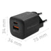 Wall Charger Qoltec 50764 Black 35 W - USB зарядни и кабели<<<Електроника Телефони и таблети<<<Компютри|