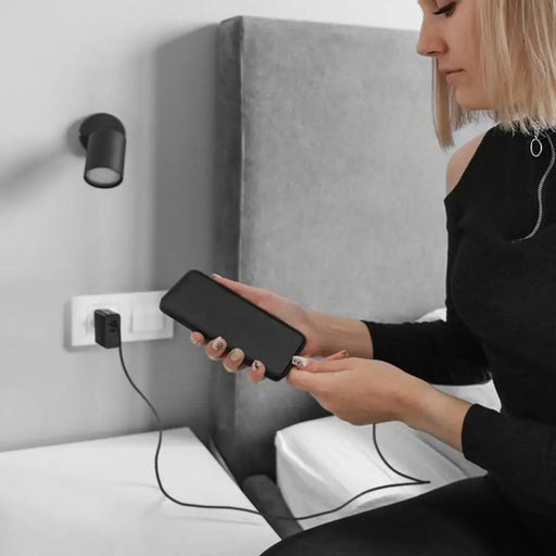 Wall Charger Qoltec 52379 Black 65 W (1 Unit) - USB зарядни и кабели<<<Електроника Телефони и таблети<<<Компютри|