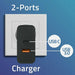 Wall Charger Qoltec 52381 Black 90 W (1 Unit) - USB зарядни и кабели<<<Електроника Телефони и таблети<<<Компютри|
