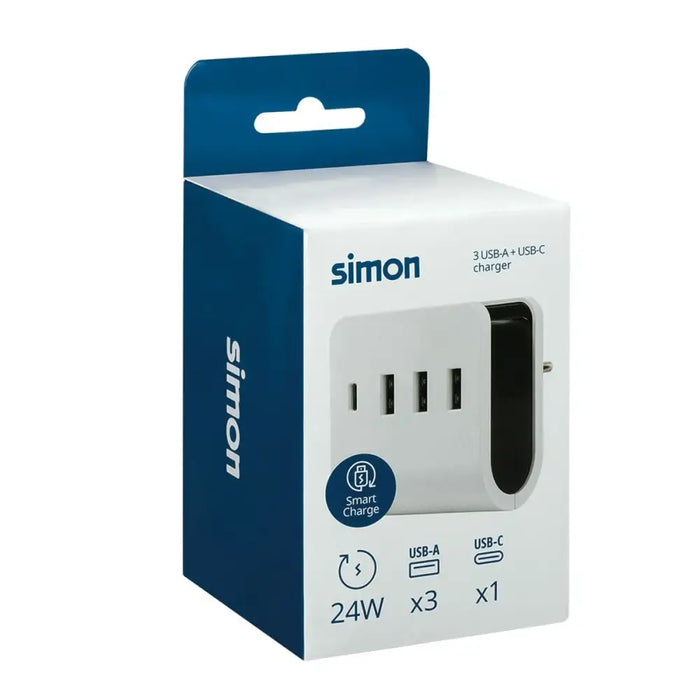 Wall Charger Simon - Компютър Мрежи и компоненти<<<Компютри| Електроника<<<BigBuy&&&Звукови карти<<<Компютър Мрежи и