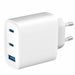 Wall Charger SPC 4342B 65 W White - Електроника Телефони и таблети<<<Компютри| Електроника<<<BigBuy&&&USB зарядни и