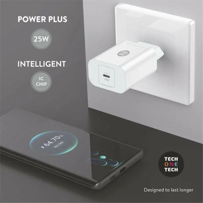 Wall Charger Tech One Tech TEC2264 25 W - Електроника Телефони и таблети<<<Компютри| Електроника<<<BigBuy&&&USB зарядни
