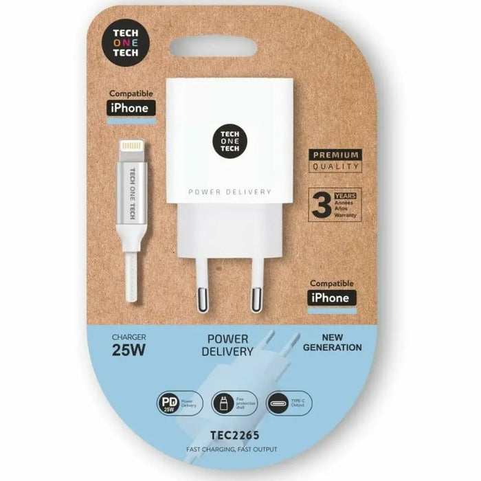 Wall Charger Tech One Tech TEC2265 25 W - Електроника Телефони и таблети<<<Компютри| Електроника<<<BigBuy&&&USB зарядни
