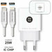 Wall Charger Tech One Tech TEC2265 25 W - Електроника Телефони и таблети<<<Компютри| Електроника<<<BigBuy&&&USB зарядни
