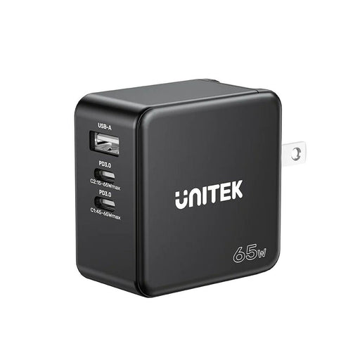 Wall Charger Unitek P1117B Black 65 W (1 Unit) - USB зарядни и кабели<<<Електроника Телефони и таблети<<<Компютри|