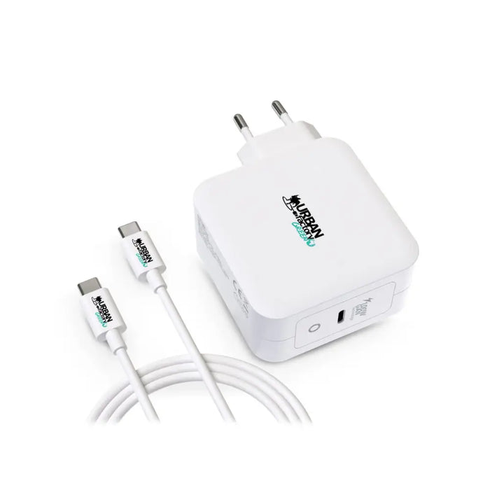 Wall Charger + USB C Cable Urban Factory GSC10UF White - Електроника Телефони и таблети<<<Компютри|