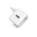 Wall Charger + USB C Cable Urban Factory GSC65UF White - Електроника Телефони и таблети<<<Компютри|