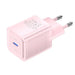 Wall charger Vention FEPP0-EU USB-C 20W GaN (pink) - mains chargers<<<Chargers<<<GSM