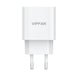Wall charger VFAN E04 USB-C 20W QC 3.0 + Lightning cable (white) - mains chargers<<<Chargers<<<GSM