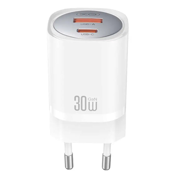 Wall charger XO CE21 30W GaN 1x USB-C 1x USB-A - mains chargers<<<Chargers<<<GSM Accessories<<<InnproXML