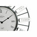 Wall Clock DKD Home Decor 40 x 6,4 x 40 cm Crystal Silver Golden Iron (2 Units) - Декорация и Осветление<<<Дом