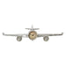 Wall Clock DKD Home Decor Aeroplane Metal MDF Wood (101 x 22 x 26 cm) - Декорация и Осветление<<<Дом