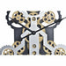 Wall Clock DKD Home Decor Golden Silver Crystal Iron 50 x 8 x 50 cm (3 Units) (2 Units) - Декорация и Осветление<<<Дом
