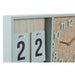 Wall Clock DKD Home Decor Green Wood polypropylene Plastic MDF Wood Tropical 40 x 5 x 24 cm (2 Units) - Декорация и